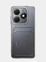 Молочный чехол для Infinix Hot 40i, Tecno Spark 20 / Go 2024 силиконовый BROSCORP с защитой камер