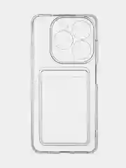 Молочный чехол для Infinix Hot 40i, Tecno Spark 20 / Go 2024 силиконовый BROSCORP с защитой камер