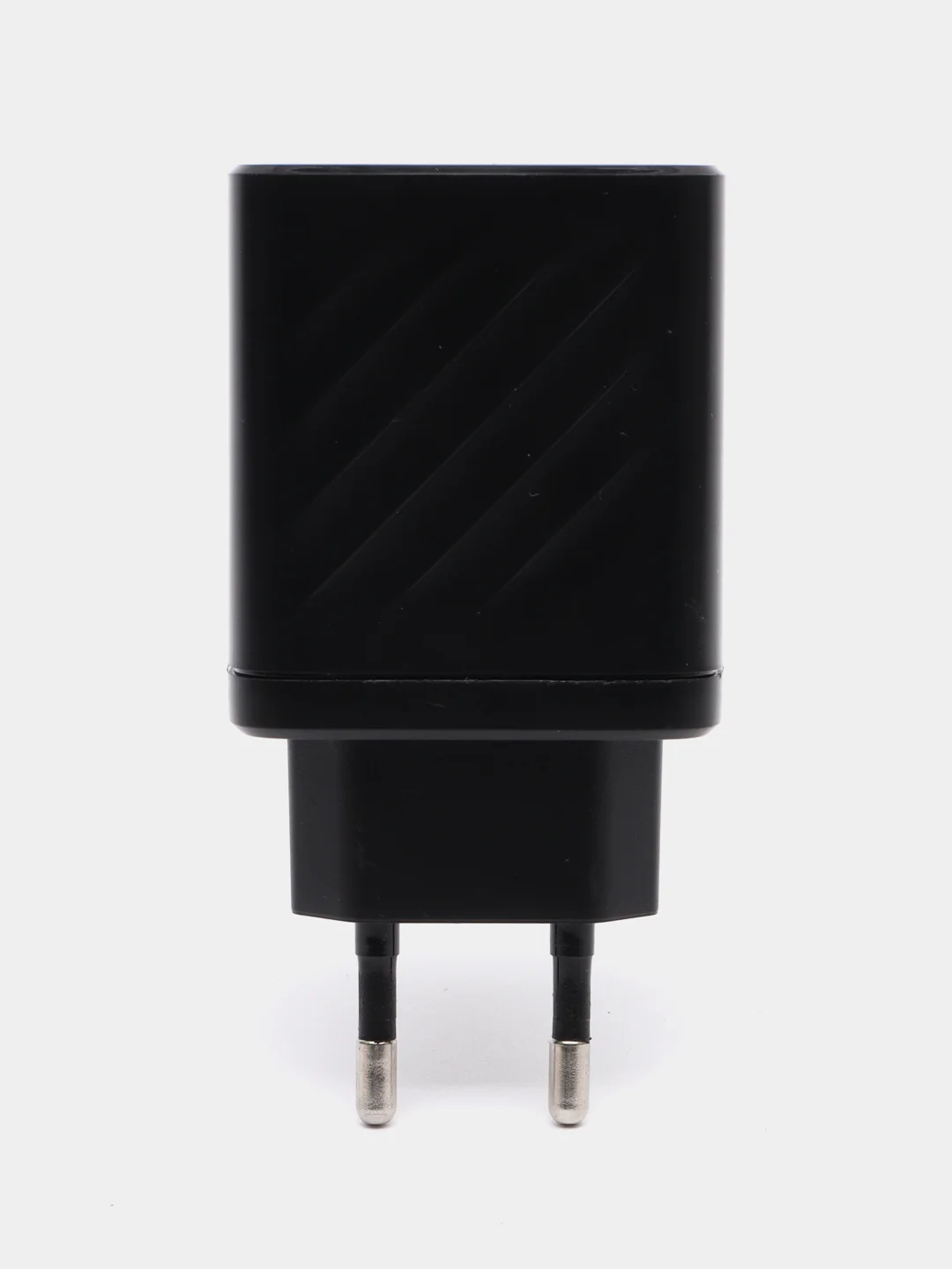 Черный блок питания USB + Type-C 5V-3.1А c дисплеем