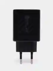Черный блок питания USB + Type-C 5V-3.1А c дисплеем