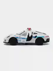Белый металлическая коллекционная машинка Porsche 911