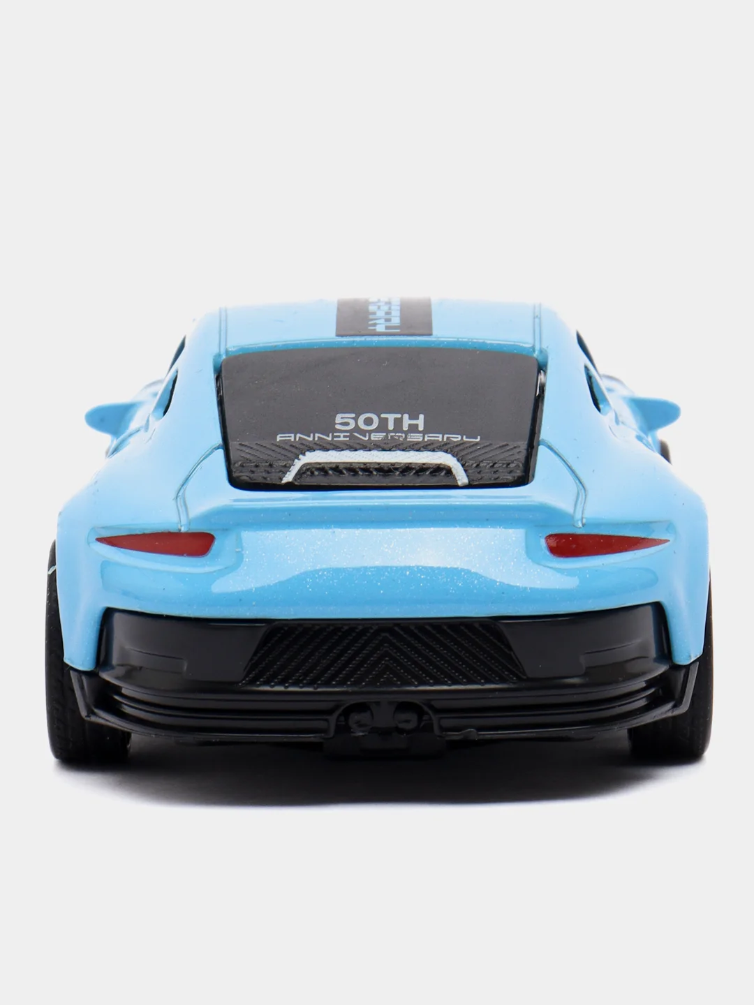 Голубой металлическая коллекционная машинка Porsche 911