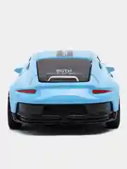 Голубой металлическая коллекционная машинка Porsche 911