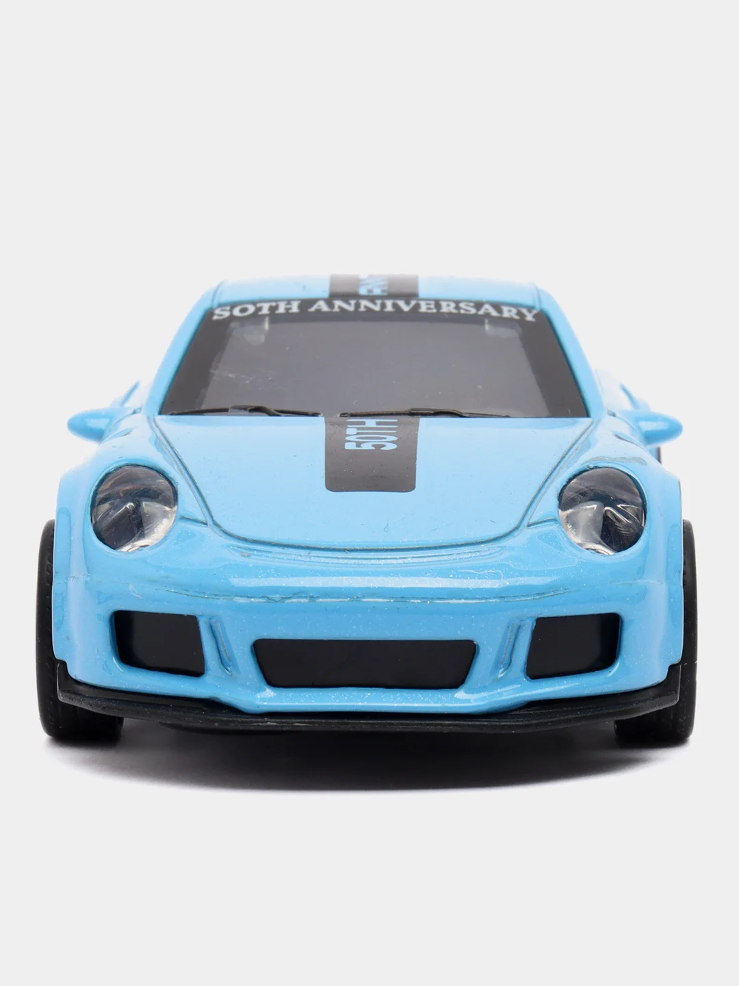 Голубой металлическая коллекционная машинка Porsche 911