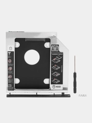 Металлические салазки 9,5 mm optibay переходник адаптер HDD SSD вместо дисковода