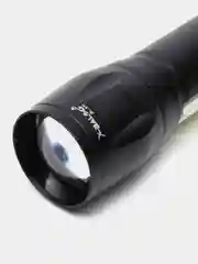 Карманный фонарь с зарядкой USB, светодиодный с фокусировкой, походный в футляре, 110 лм