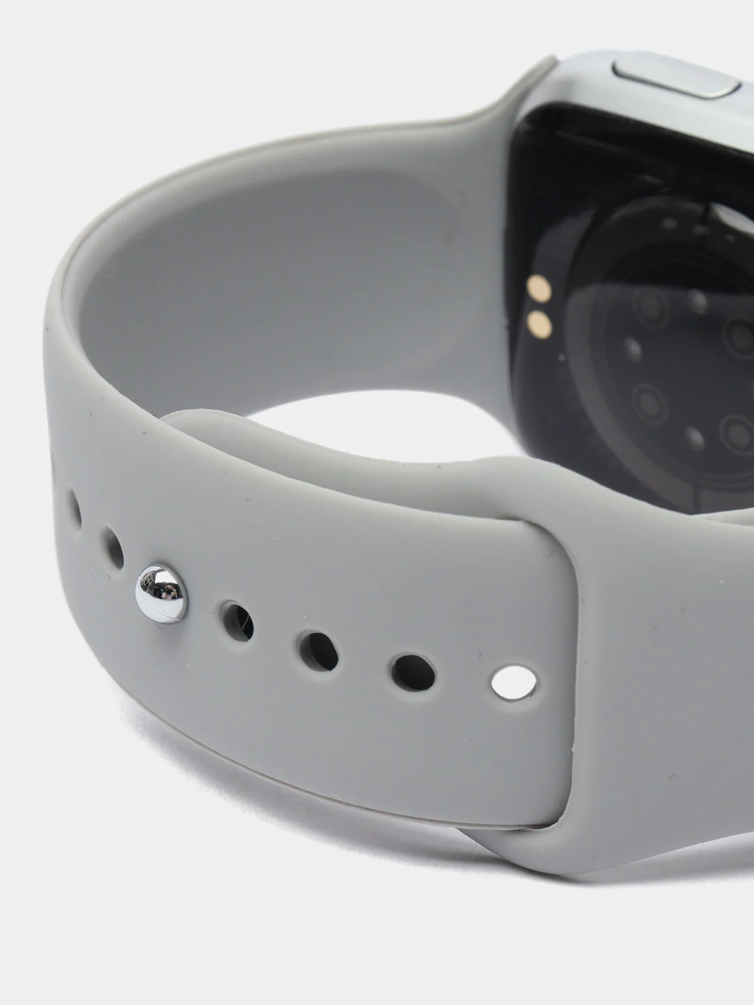 Серебряный умные часы SmartX 9 Pro, с поддержкой звонков и уведомлений, 9 серия, 45 мм