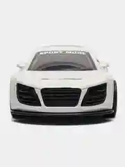 Белый металлическая  машинка Audi R8