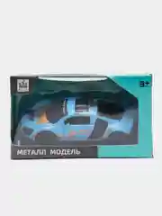 Голубой металлическая  машинка Audi R8