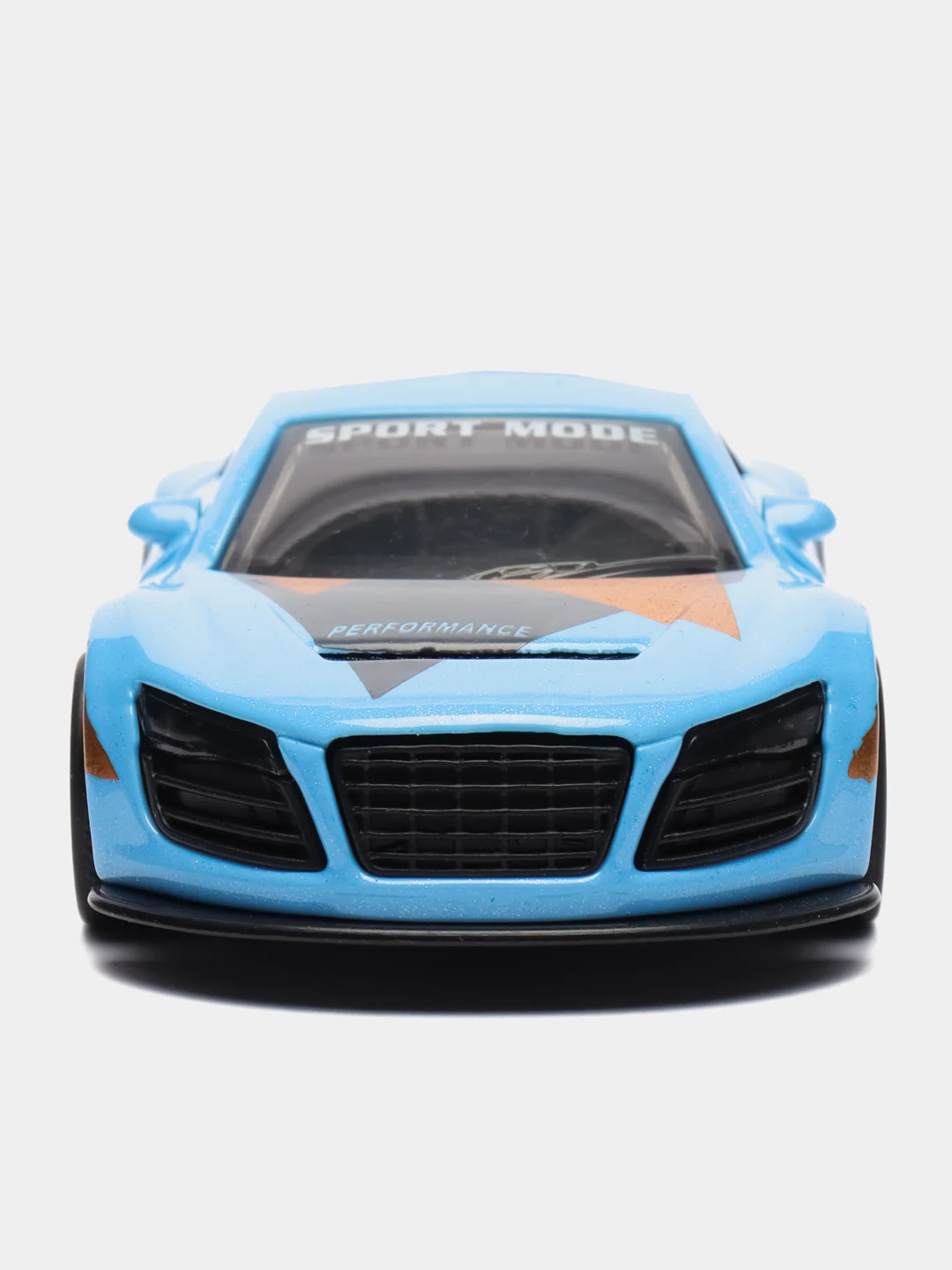 Голубой металлическая  машинка Audi R8