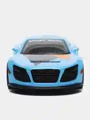 Голубой металлическая  машинка Audi R8