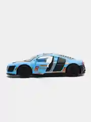Голубой металлическая  машинка Audi R8