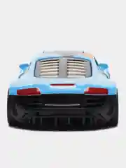Голубой металлическая  машинка Audi R8