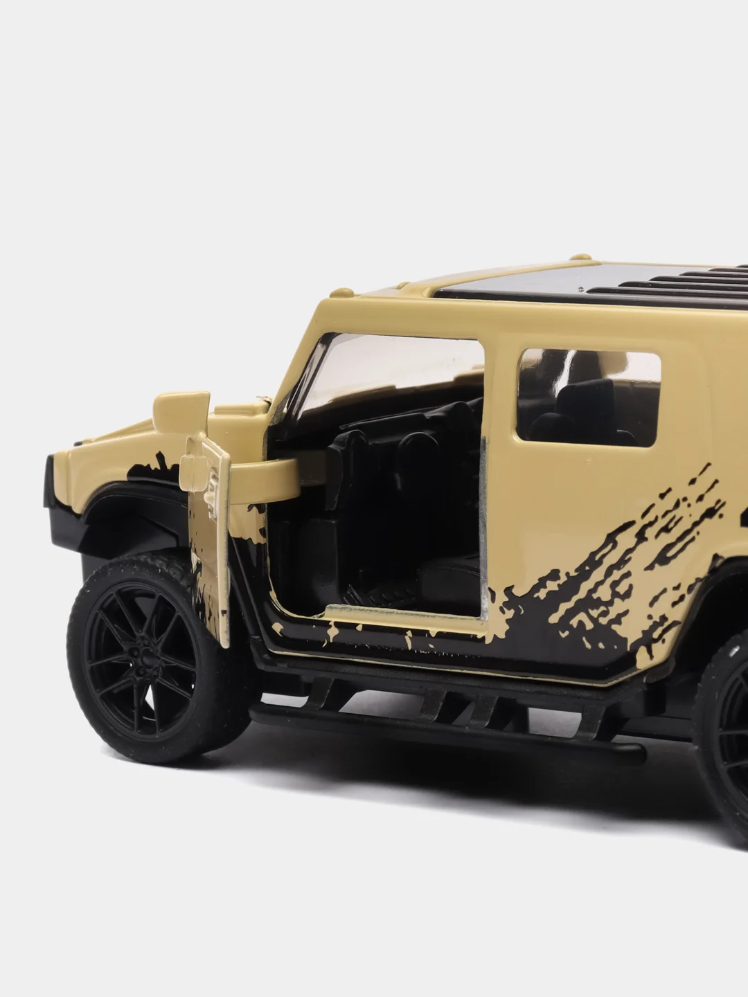 Бежевый металлическая  машинка Hummer H2