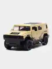 Бежевый металлическая  машинка Hummer H2