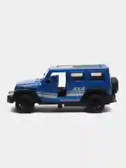 Синий металлическая машинка Jeep Wrangler
