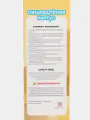 Танцующий и поющий Кактус Интерактивный