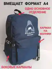Синий рюкзак школьный для мальчика