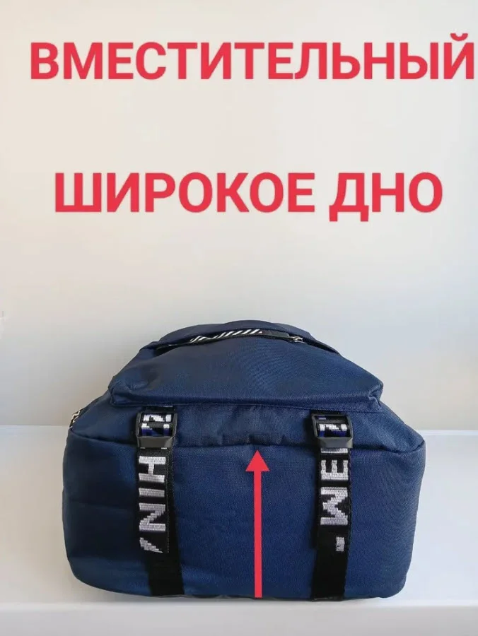 Синий рюкзак школьный для мальчика