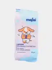 Влажные салфетки детские без отдушки Mepsi 64 шт. (8упх8шт.)