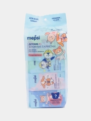 Влажные салфетки детские без отдушки Mepsi 64 шт. (8упх8шт.)