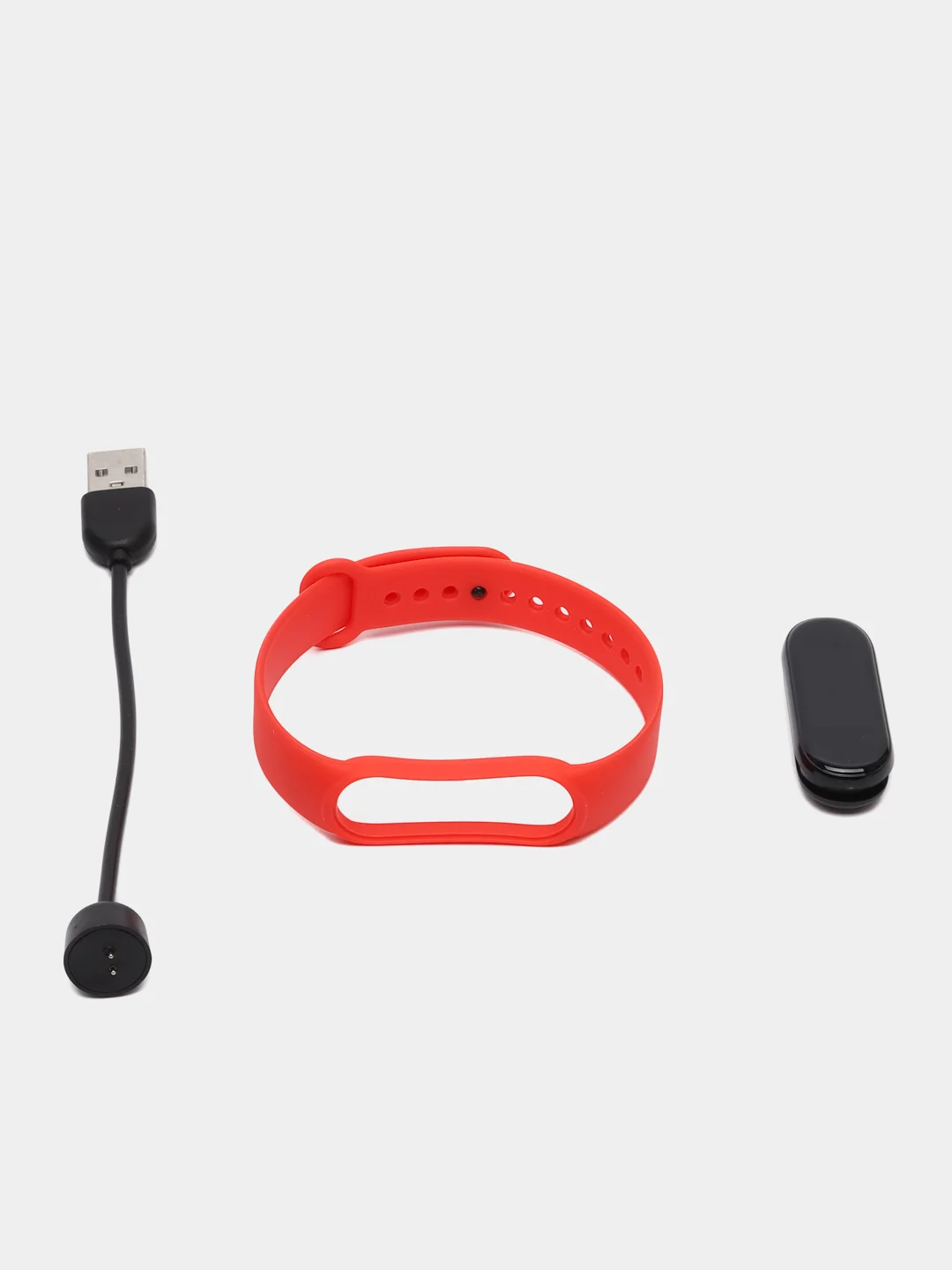 Красный умный фитнес-браслет Smart Band M7+