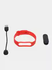 Красный умный фитнес-браслет Smart Band M7+