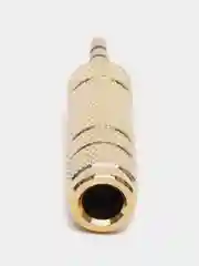 Аудио переходник гнездо 6.3мм - штекер 3.5мм (Jack - Mini Jack)