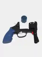 Синий игрушечный пистолет Револьвер