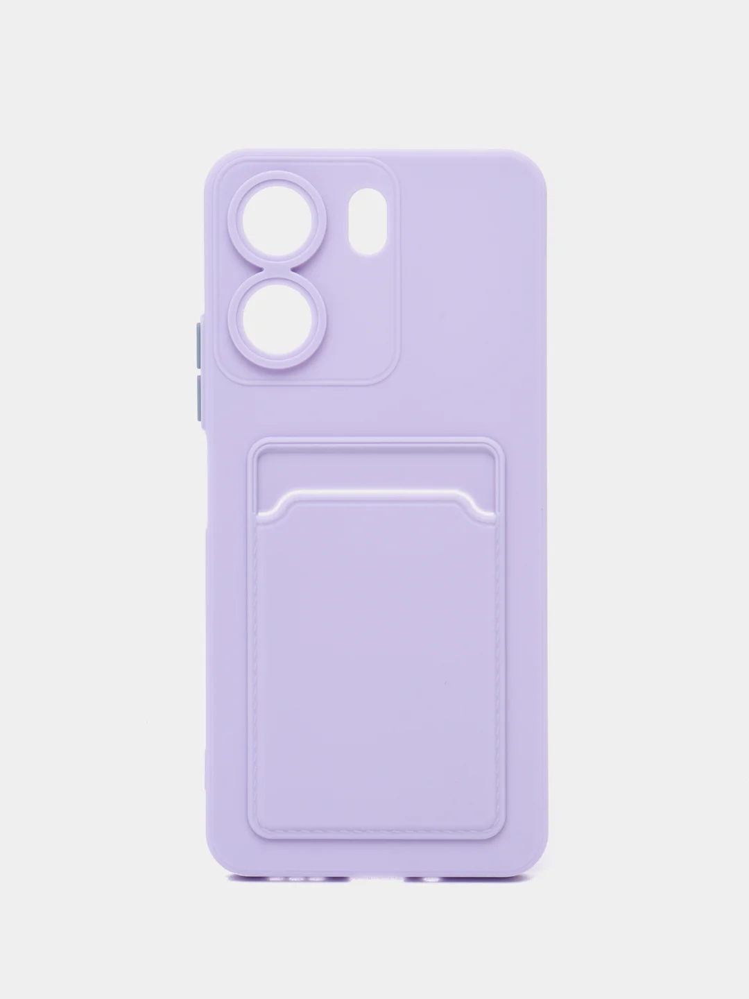 Сиреневый чехол Xiaomi Redmi 13C/Poco C65 (Сяоми Редми), с карманом для карт