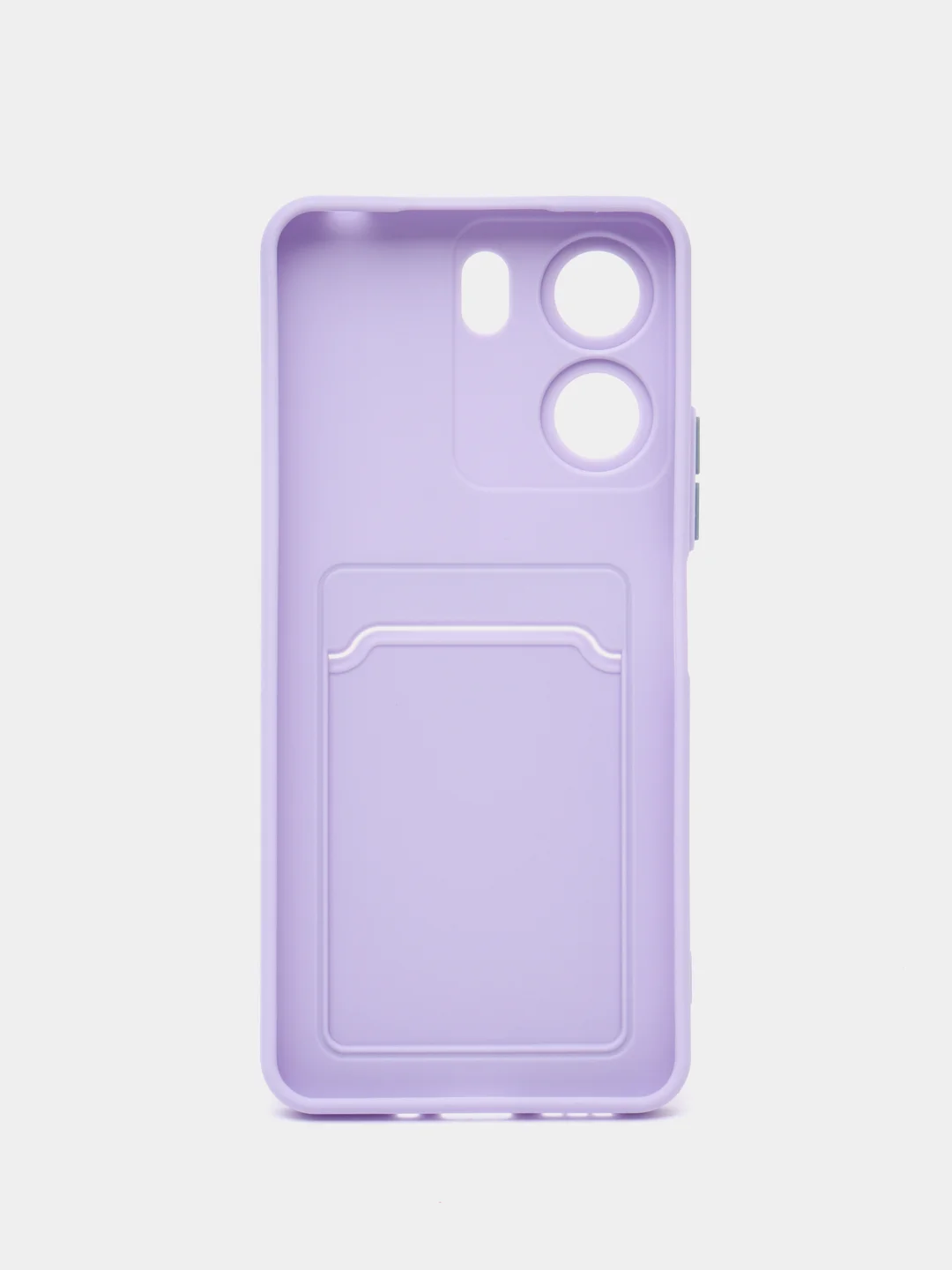 Сиреневый чехол Xiaomi Redmi 13C/Poco C65 (Сяоми Редми), с карманом для карт