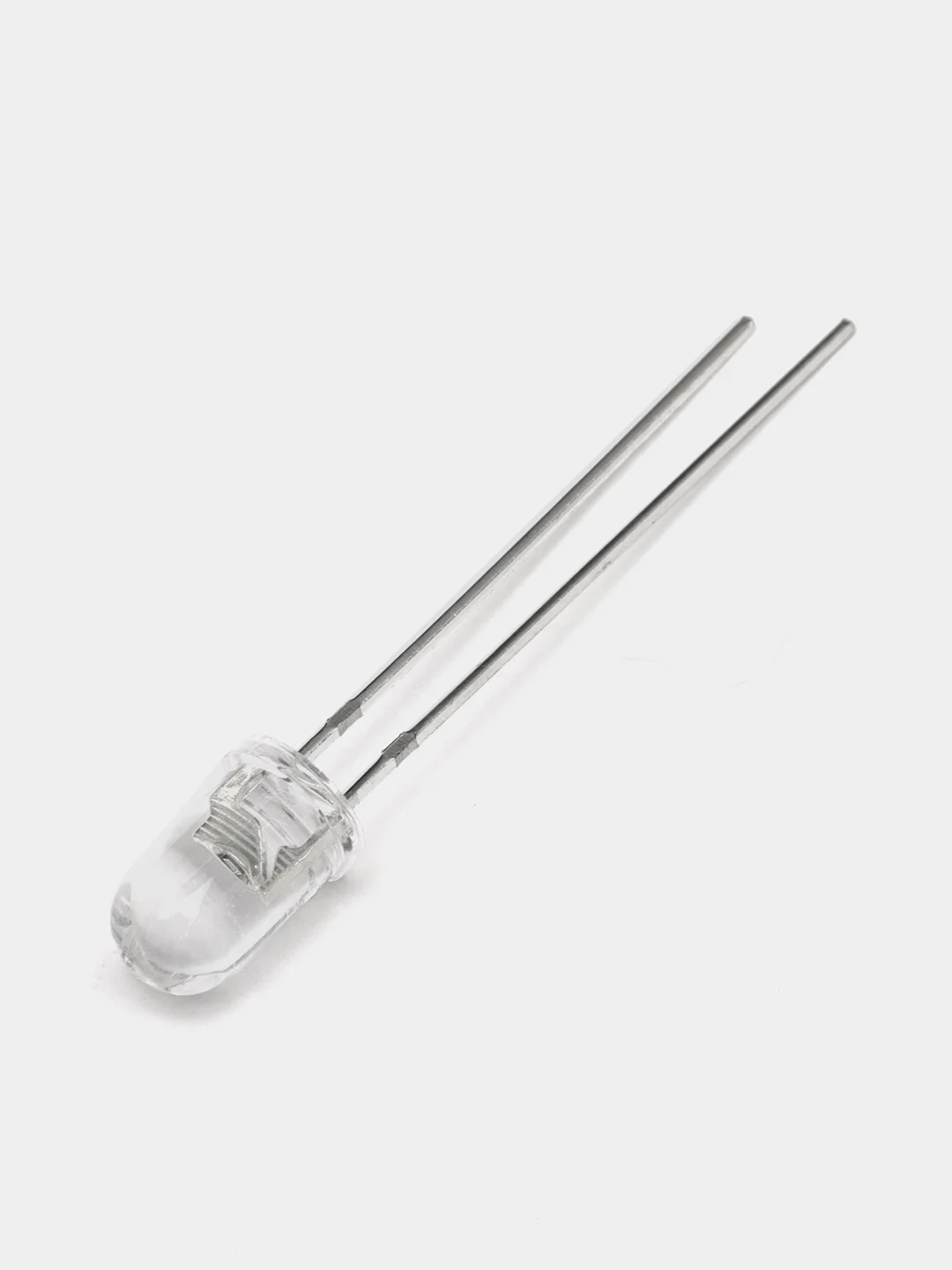Светодиод 5мм укороченная линза желтый 2.2v (10 штук)