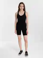 Черный комбинезон спортивный для фитнеса - PREMIUM