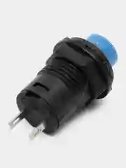 Кнопка DS-427 1.5A/250VAC с фиксацией синяя