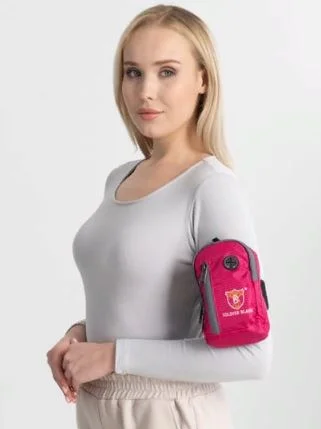 Розовый сумка спортивная для телефона на плечо