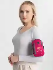 Розовый сумка спортивная для телефона на плечо