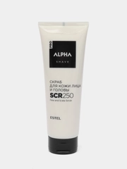 Скраб ALPHA HOMME PRO, мужской для кожи лица и головы, 250 мл