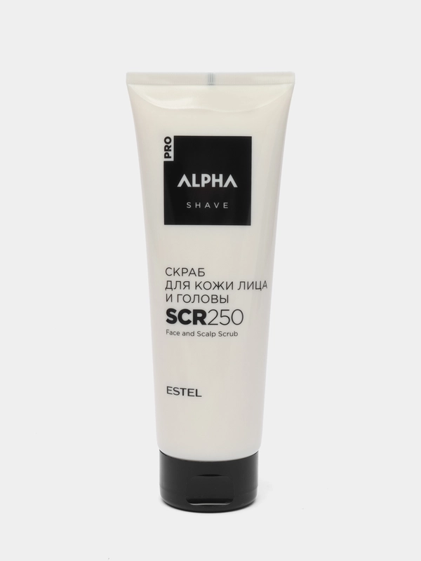 Скраб ALPHA HOMME PRO, мужской для кожи лица и головы, 250 мл
