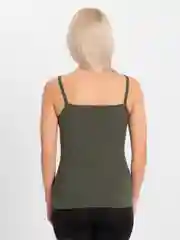 Оливковый майка женская, бельевая