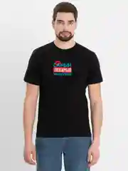Черный футболка мужская с вышивкой Любимый защитник