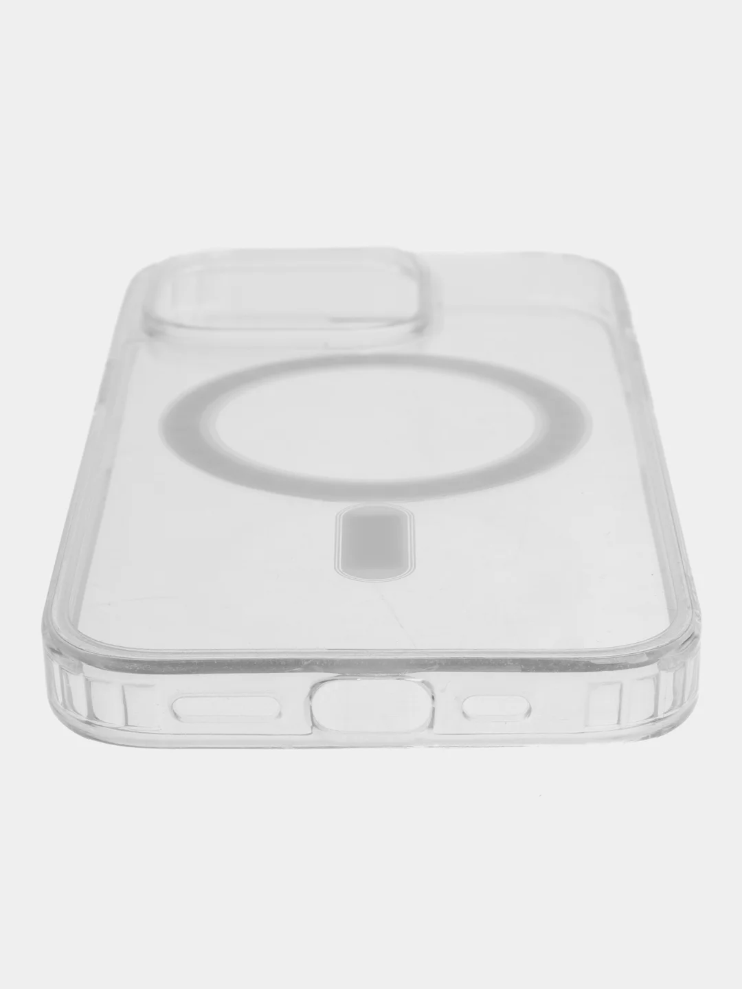 Прозрачный чехол MagSafe (Магсейф) для iPhone (Айфон) 11, 12, 13, 14, 15, Pro, Plus, Max, силиконовый