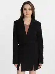 Черный женский классический костюм
