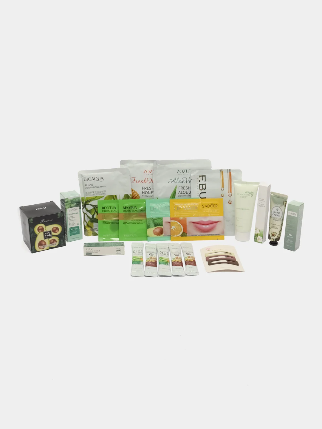 Вишнёвый набор уходовой и декоративной косметики Beauty Box, подарочный, для женщин