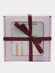 Вишнёвый набор уходовой и декоративной косметики Beauty Box, подарочный, для женщин