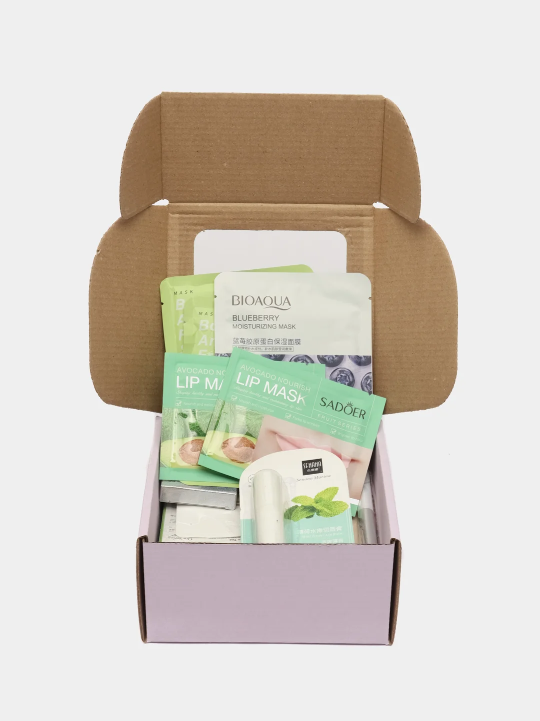 Лавандовый набор уходовой и декоративной косметики Beauty Box, подарочный, для женщин