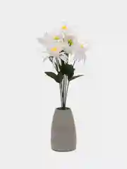 Белый хризантемы искусственные, пластиковые