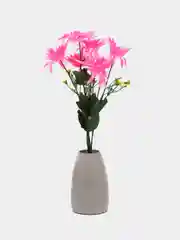 Розовый хризантемы искусственные, пластиковые