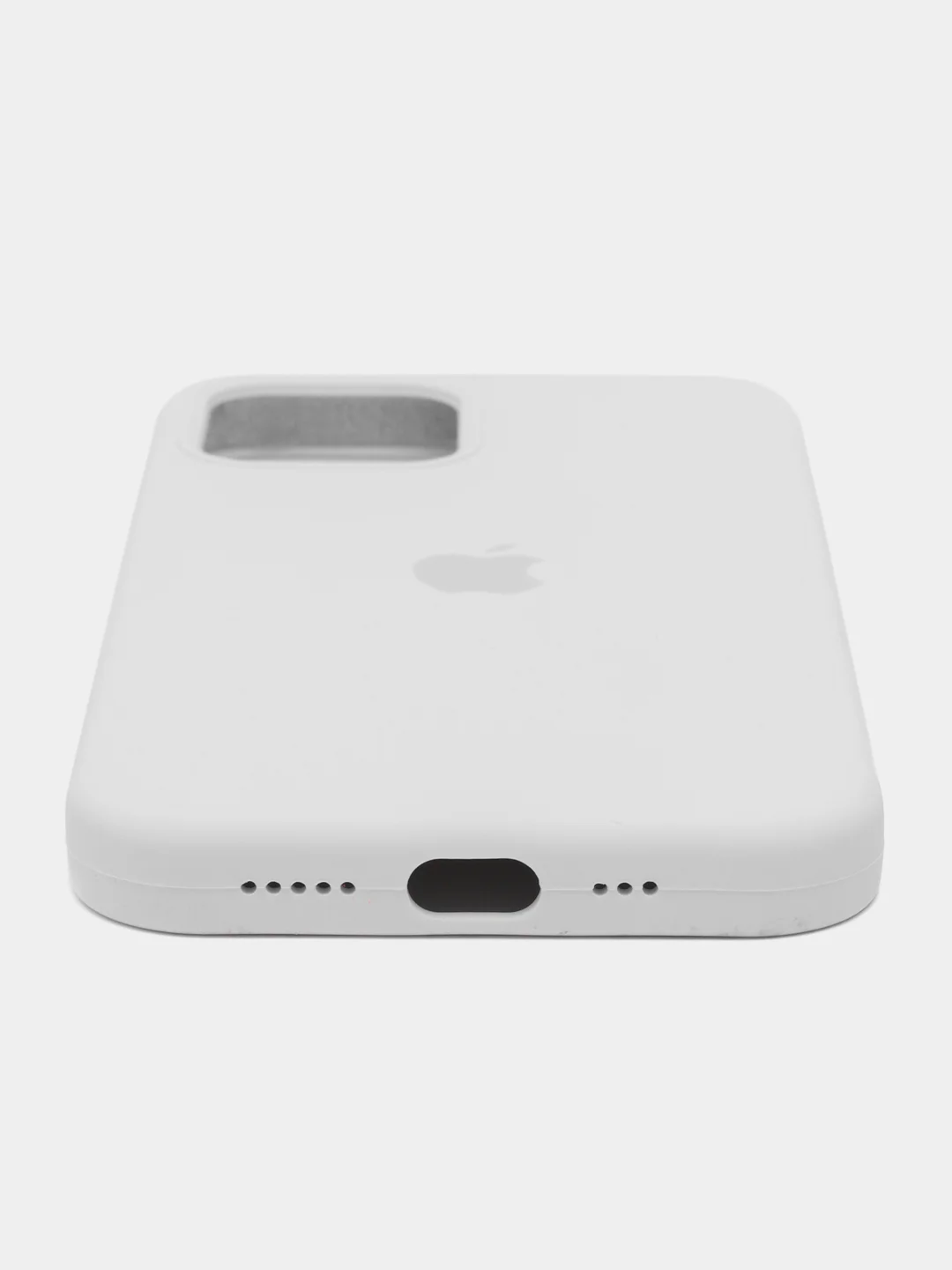 Белый силиконовый чехол Silicone Case для iPhone 12 Mini, 12, 12Pro, 12 Pro Max