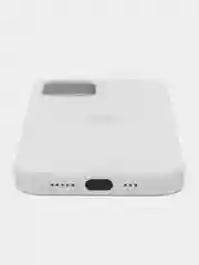 Белый силиконовый чехол Silicone Case для iPhone 12 Mini, 12, 12Pro, 12 Pro Max