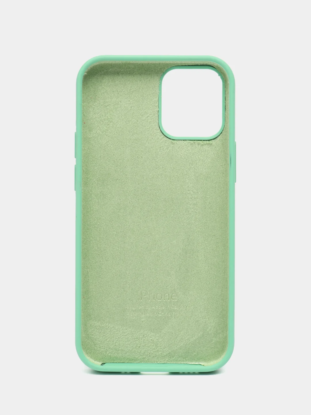 Бирюзовый силиконовый чехол Silicone Case для iPhone 12 Mini, 12, 12Pro, 12 Pro Max